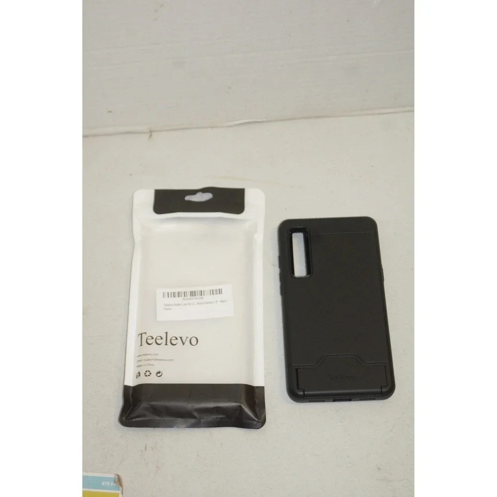 Teelevo Wallet Case for Onyx Boox Palma 6.13 Black Protective Cover Kickstand